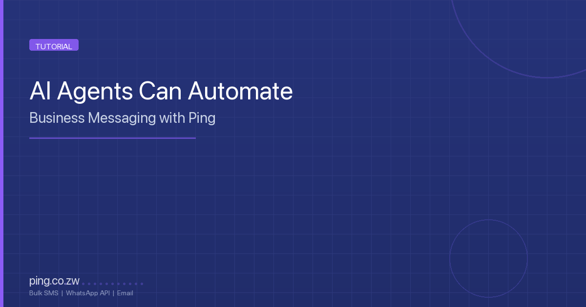 How AI Agents Can Automate Business Messaging with Ping